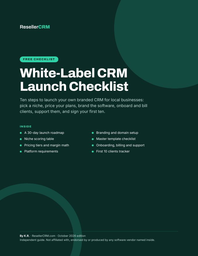 Cover of the White-Label CRM Launch Checklist PDF
